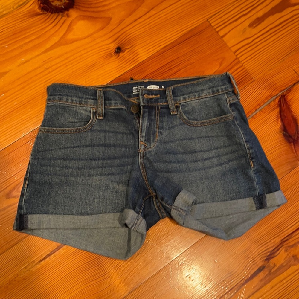 Never worn old navy jean shorts size 0